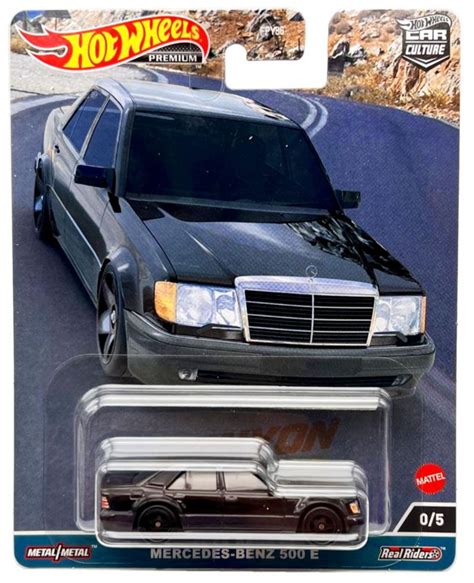 Hot Wheels Premium Canyon Warriors HKC CHASE CAR Mercedes E Black