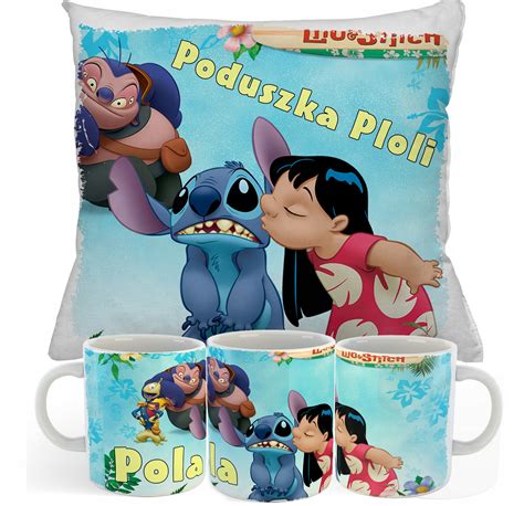 Kubek Poduszka Zestaw Lilo I Stich RÓŻne Wzory 005 • Cena Opinie