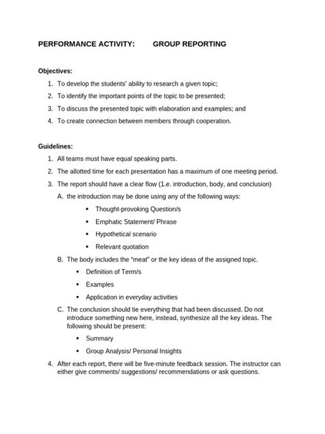 Ge E 101 Group Reporting Guidelines Pdf