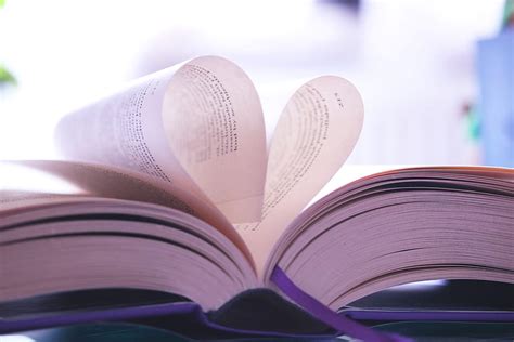 Book, heart, paper HD wallpaper | Pxfuel