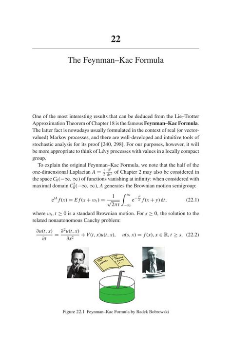 The Feynmankac Formula Chapter Convergence Of One Parameter