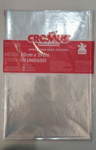 Saco Incolor Cromus 20x29 Kit C 500 Un Frete grátis