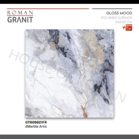 Jual Roman Granit Gt609821fr Dmarble Artic 60x60 Kab Tangerang