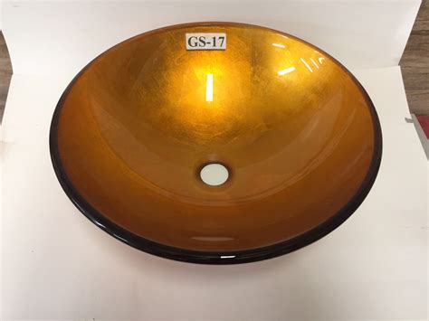 Palermo Hand Made Tempered Glass Vessel Sink Free Shipping Sognare