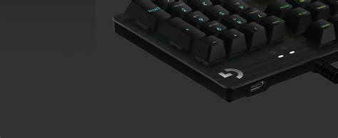 Logitech G512 Carbon RGB Mechanical Gaming Keyboard - CARBON - LINEAR ...