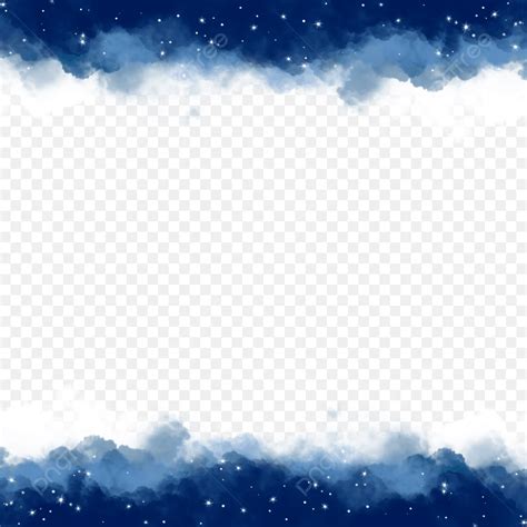 navy blue border hd transparent gradient navy blue clouds starry