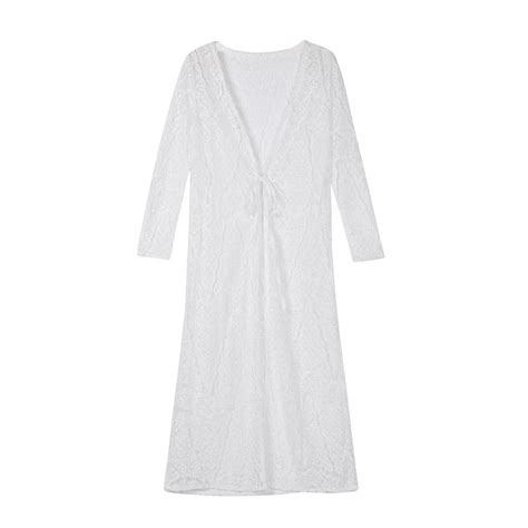 Free Shipping Women Boho Beach Bikini Maxi Cover Up Lace Jkp