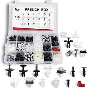 Amazon Fr T M Technics Kit Complet De Clips De Fixation En Plastique