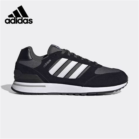 Adidas ฤดูใบไม้ร่วงและฤดูหนาวแท้ของผู้ชาย RUN 80s รองเท้าวิ่งกีฬาดูดซับ ...