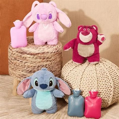 Jual Stitch Angel Lotso Plush Hand Warm Bottle Hot Water Bottles Kawaii Soft Winter Portable