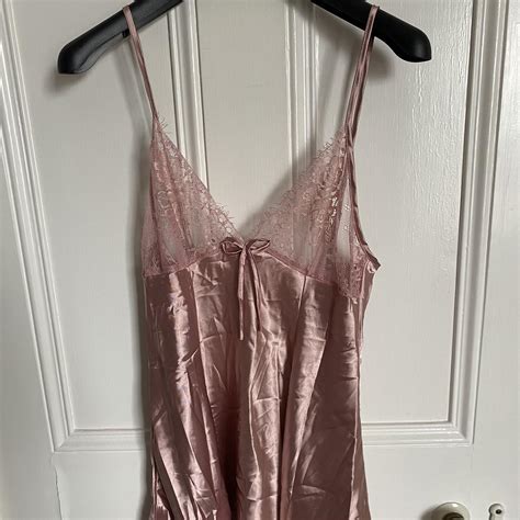 Pink Lingerie Slip Dress In Excellent Unworn Depop