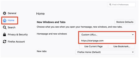 Make Startpage your homepage in Firefox – Startpage Support