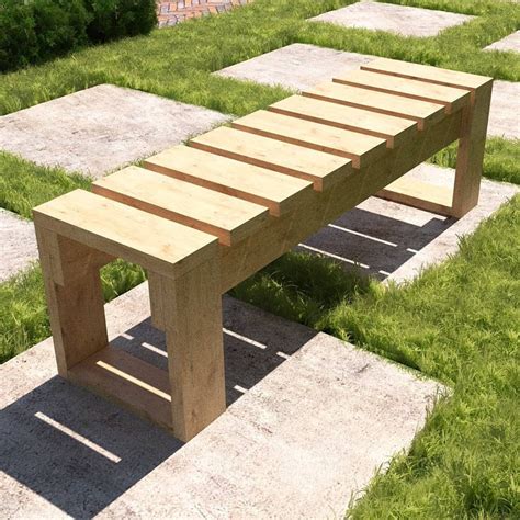 DIY Simple Patio Bench Plans, Outdoor Bench Plans, Pool Bench Plans ...