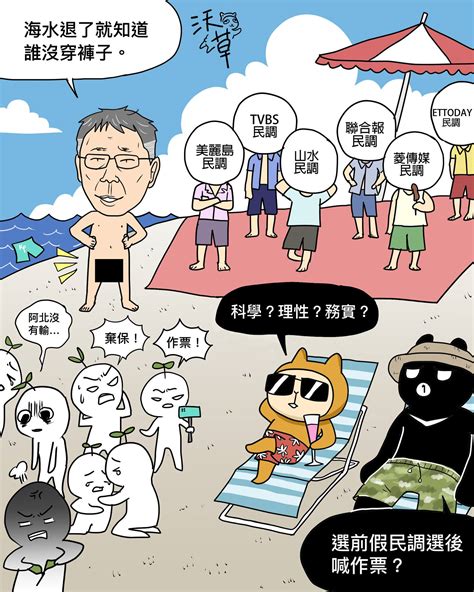 沃草 Watchout 🏖海水退了誰沒穿褲子？民眾黨柯文哲選前放假民調讓支持者選後喊作票？