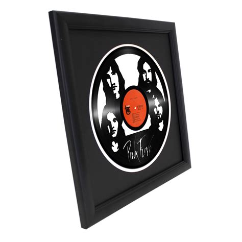 Framed And Ready To Hang Die Cut Vinyl Record Pink Floyd Faces