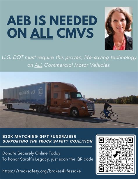 Truck Safety Coalition Launches Brakes For Life S Sake Campaign In