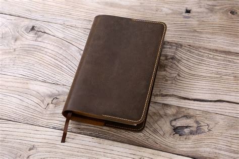 Personalized Leather Cover For Bible Kjv Custom Leather Holy Etsy