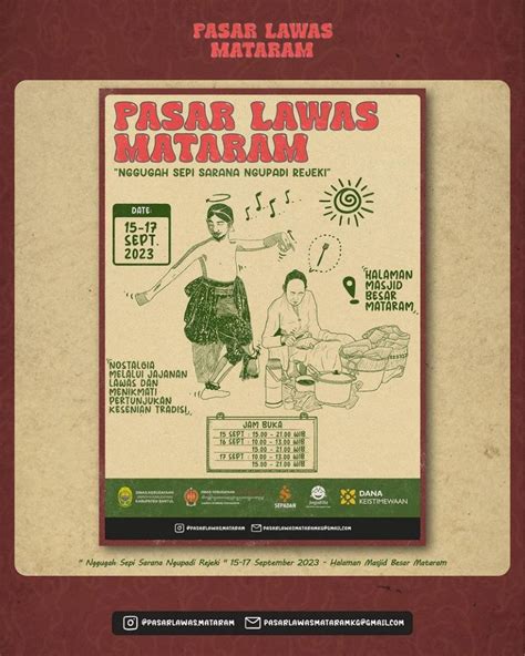 Pasar Lawas Mataram September Dinas Pariwisata Daerah