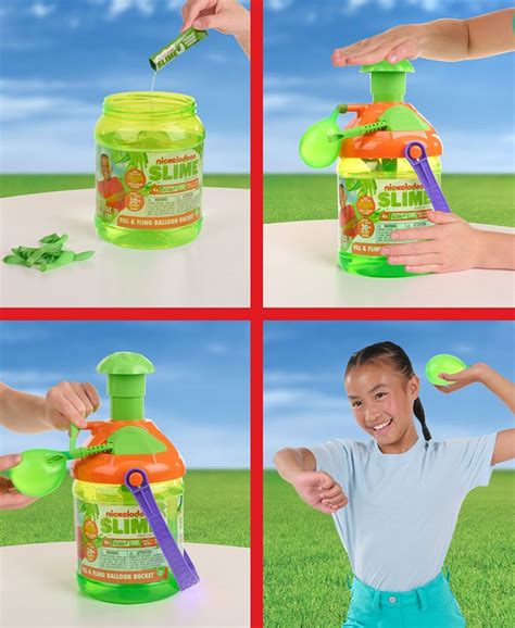 Nerf Nickelodeon Slime Brand Compound Fill Fling Balloon Bucket Macys