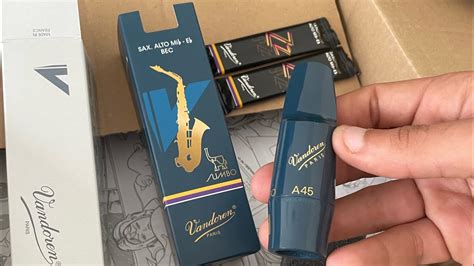 Unboxing Boquilha Vandoren Jumbo Java A Blue Ebonite Limited Edition