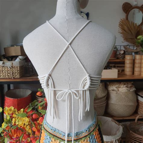 Macrame Bikini Top B I Handmade Sexy Kieuhandmadeshop