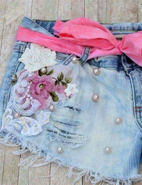 Джинсовые шорты с отделкой / Шорты / ВТОРАЯ УЛИЦА Denim Crafts, Denim ...