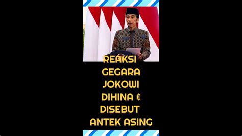 Gegara Jokowi Disebut Antek Asing Sering Dihina Reaksi Mas Eko