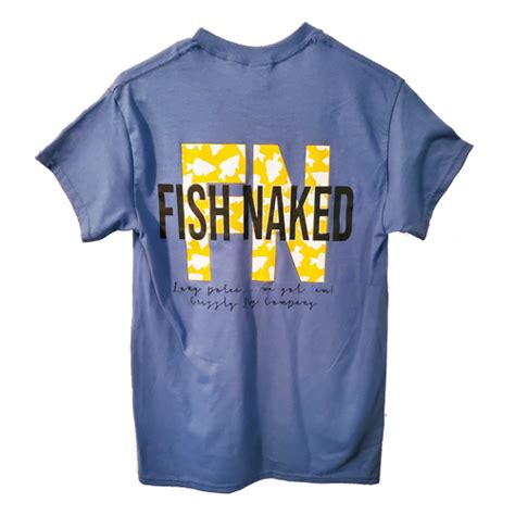 Grizzly Jig Company Fish Naked T Shirt