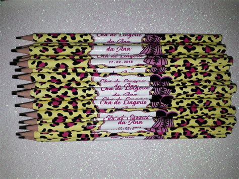 Lapis Personalizado Ch De Lingerie Elo Produtos Especiais