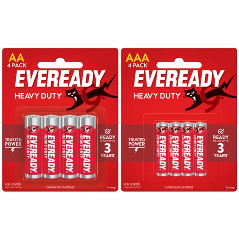 Jual Baterai Eveready Red Label Heavy Duty AA AAA 4 Pack Shopee