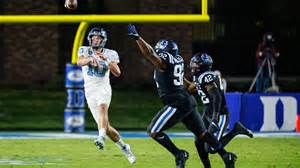 UNC football wins thriller at Duke with last-minute TD