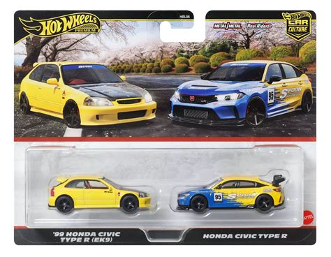 Hot Wheels Premium Kultowe Auta Honda Civic Samochody Pak Zestaw