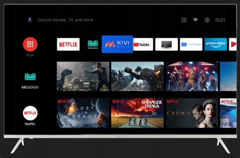 Kivi 43U740NB - telewizor 43" LED 4K UHD Android TV - Max Elektro
