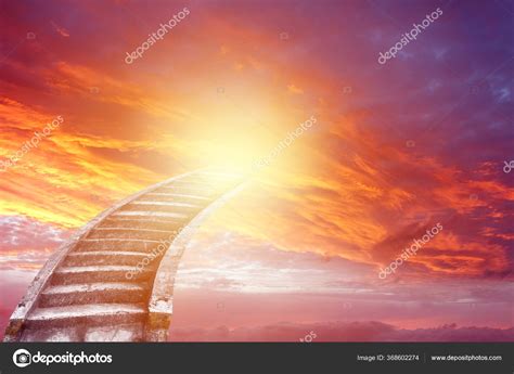 Stairs Bright Sky Stairway Heaven Stock Photo By ©stillfx 368602274
