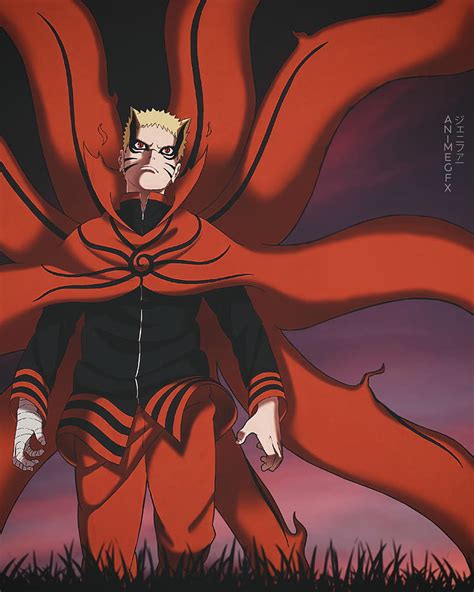 Naruto Baryon Mode Shippuden Naruto Uzumaki Ninetails Fourtails