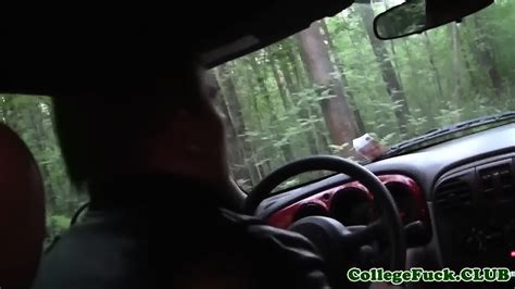 Three College Chicks Jizzed On Tits Outdoor