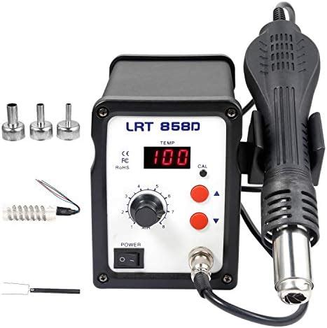 Premium Hot Air Rework Station Digital Soldering Station With Airflow Adjustable Heat