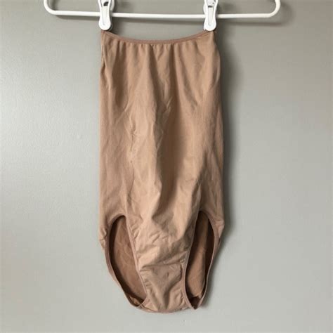 Natalie Dancewear Tops Natalie Dancewear Nude Leotard Adjustable