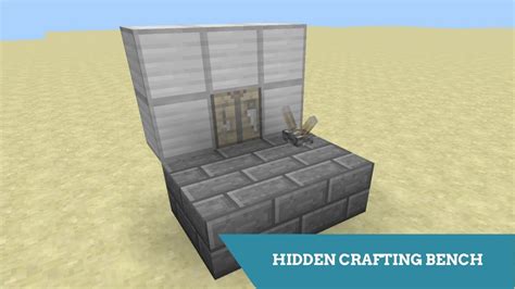 Minecraft Hidden Crafting Bench Redstone Tuorial Youtube