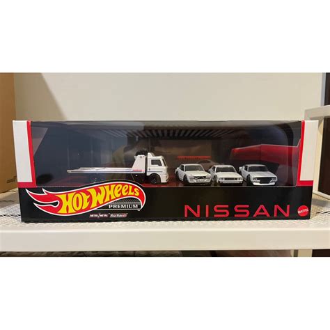 Hot Wheels Premium Nissan Garage Box Set Skyline Gtr Transporter Misb Shopee Malaysia