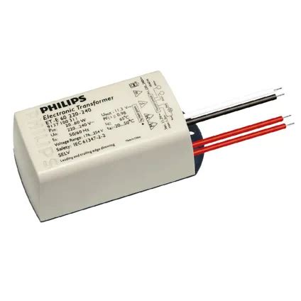 Philips - ET-E60 - Universeel dimbare halogeen trafo - 10-60W/12V