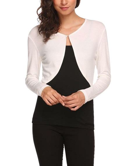 Women Bolero Long Sleeve Short Sleeve Versatile Shrug Cardigan Open