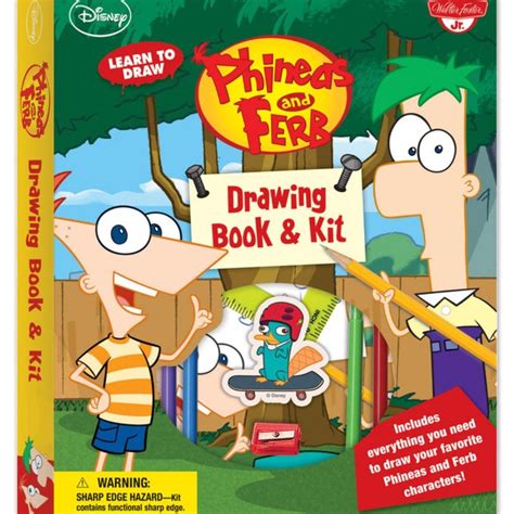 Learn To Draw Disneys Phineas And Ferb Drawing Book And Kit By Disney