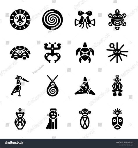 Puerto Rican Taino Warrior Symbols Puerto Rican Taino Symbols Coqui