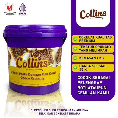 Jual COLLINS COKLAT PASTA CHOCO CRUNCHY SELAI COLLINS CHOCO CRUNCHY