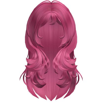 Messy Grunge Hair Hot Pink Roblox