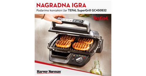 Harvey Norman nagradna igra: Podarjamo kontaktni žar TEFAL GC450B32