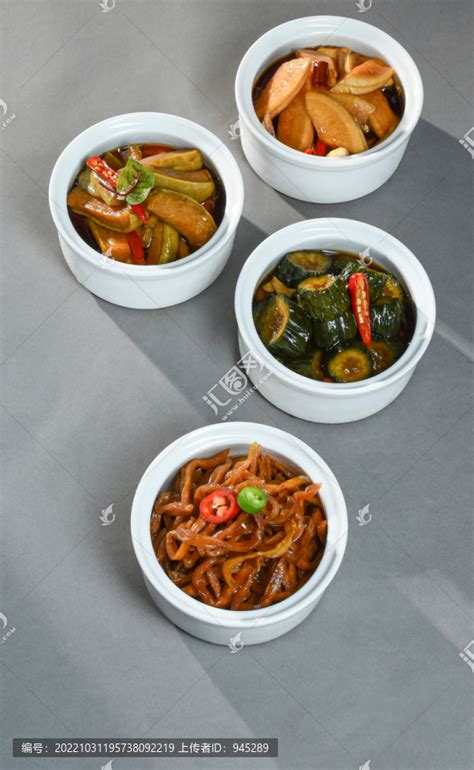 下酒四小样中国菜系食品餐饮摄影素材汇图网