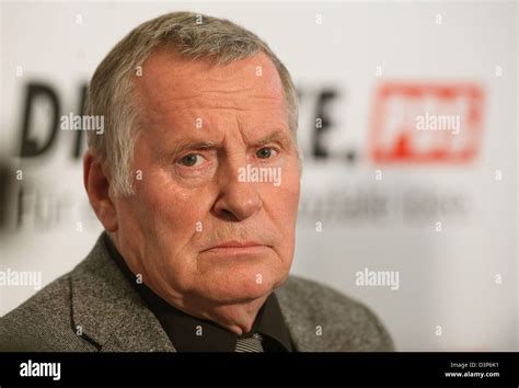 Chairman Of The Left Party Lothar Bisky Pictured At A Press Conference