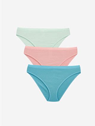 LCW DREAM Mavi Düz Bikini Külot lü S DA Z GFB LCW